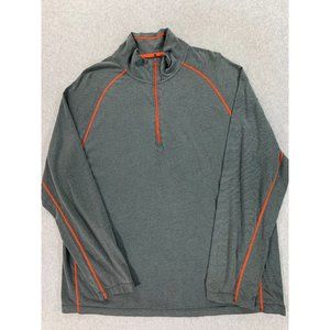 Cloudveil Quarter Zip Long Sleeve Pullover Base Shirt (Men's XXL) Gray‎